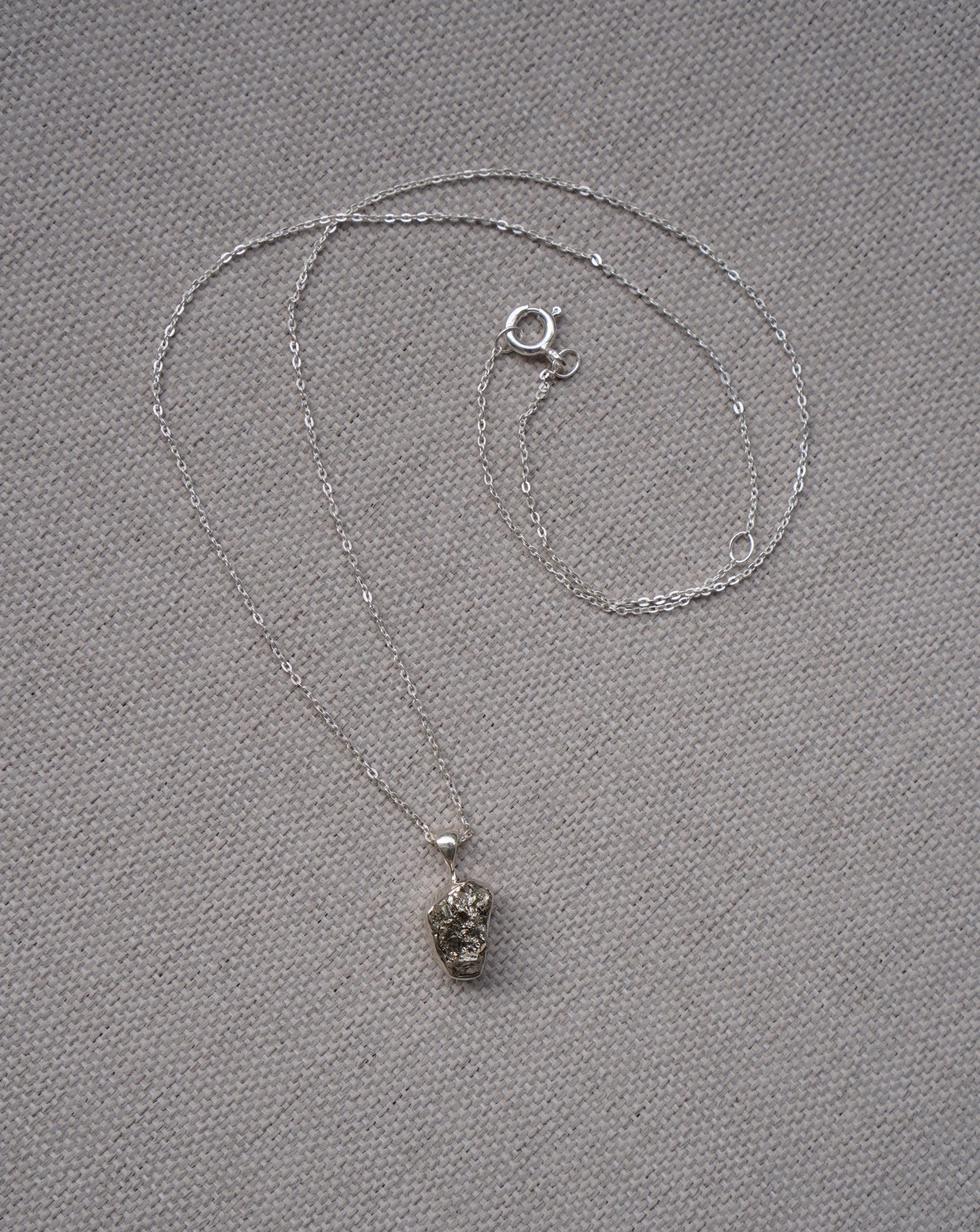 Pyrite in Sterling Silver