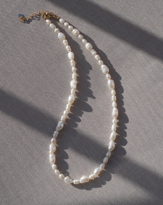 Mixed Pearl Necklace S