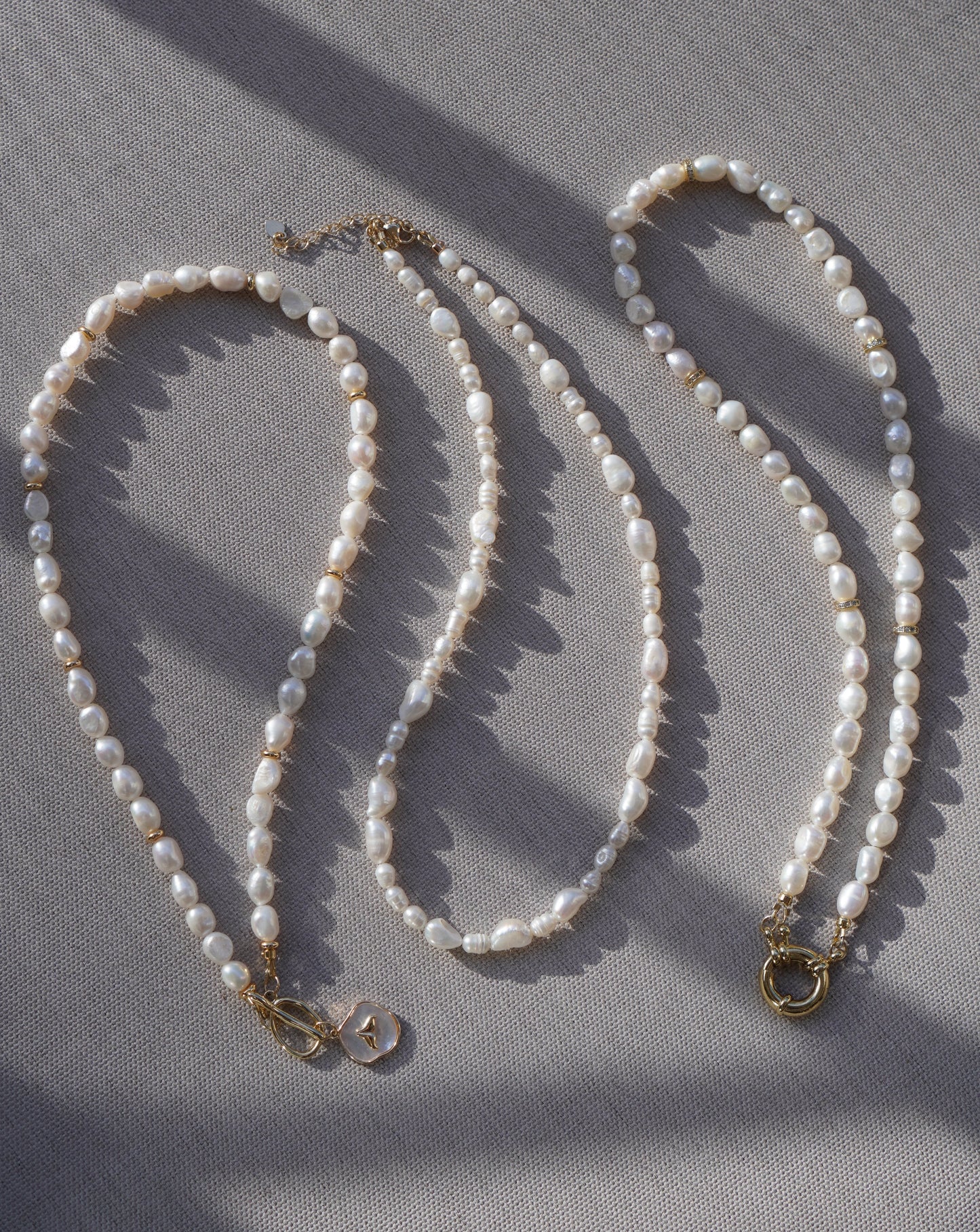 Mixed Pearl Necklace S