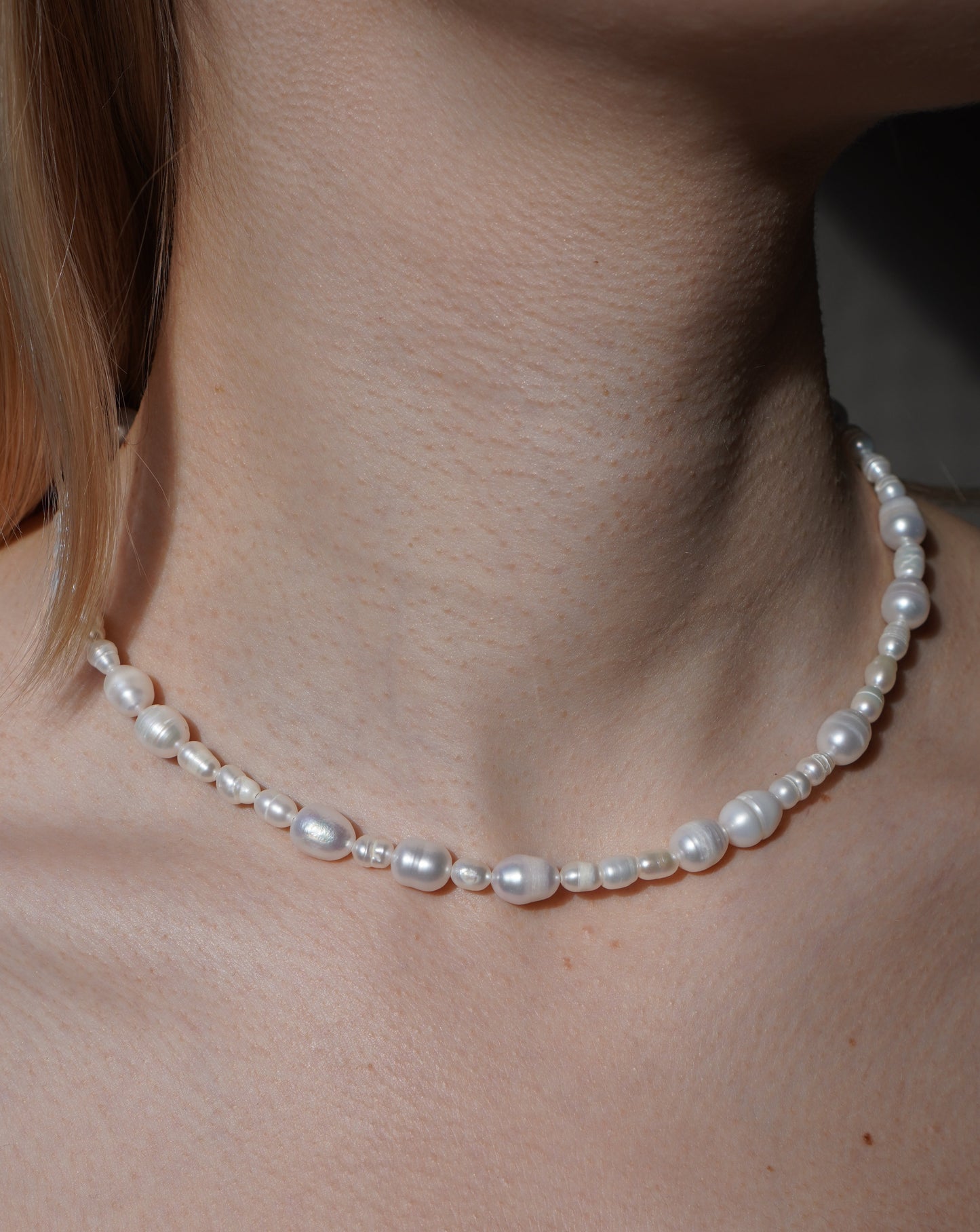 Mixed Pearl Necklace S