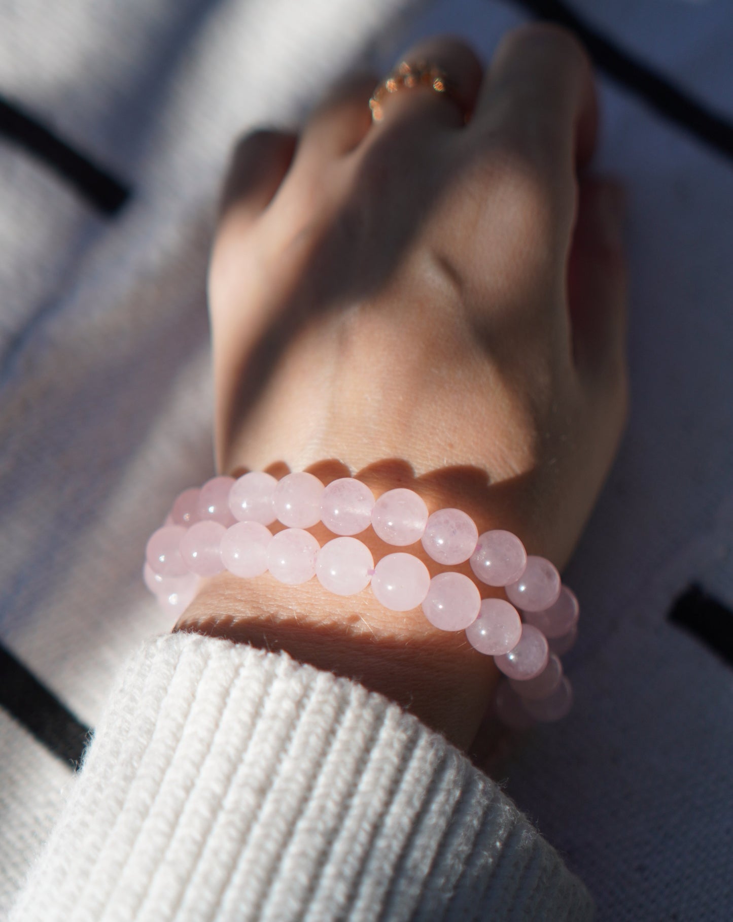 Rose Quartz Bracelet L